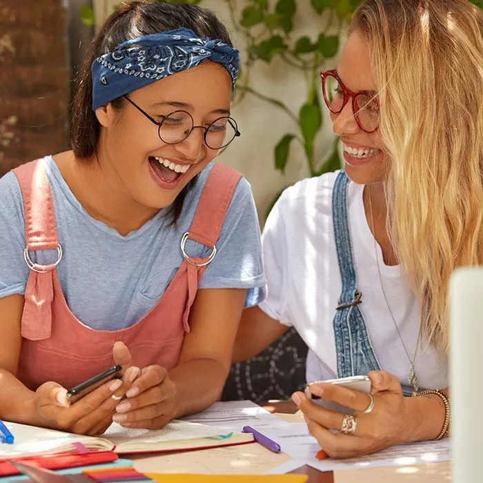 Instructors collaborating